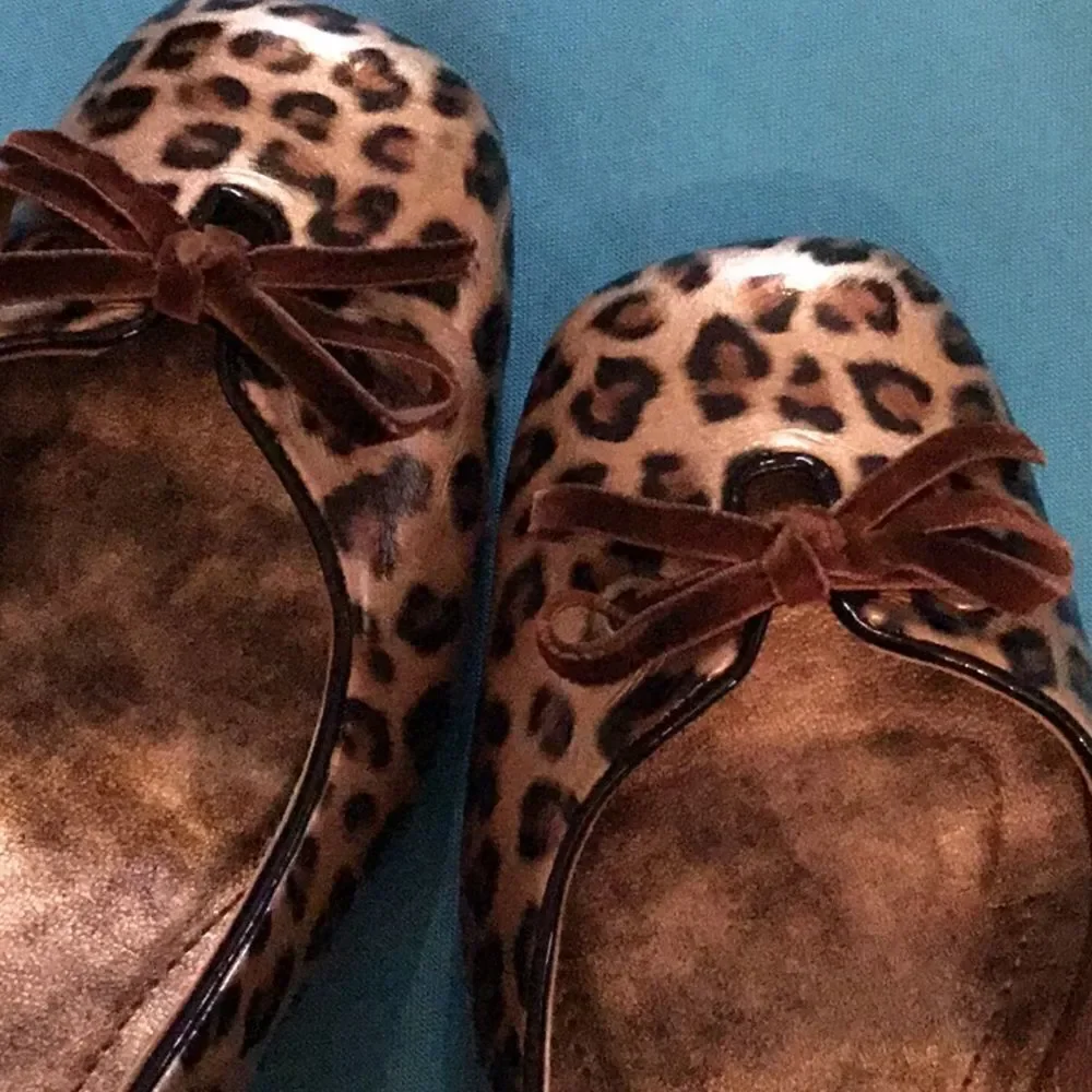 Animal print wedges in size 6 1/2 by COCONUTS